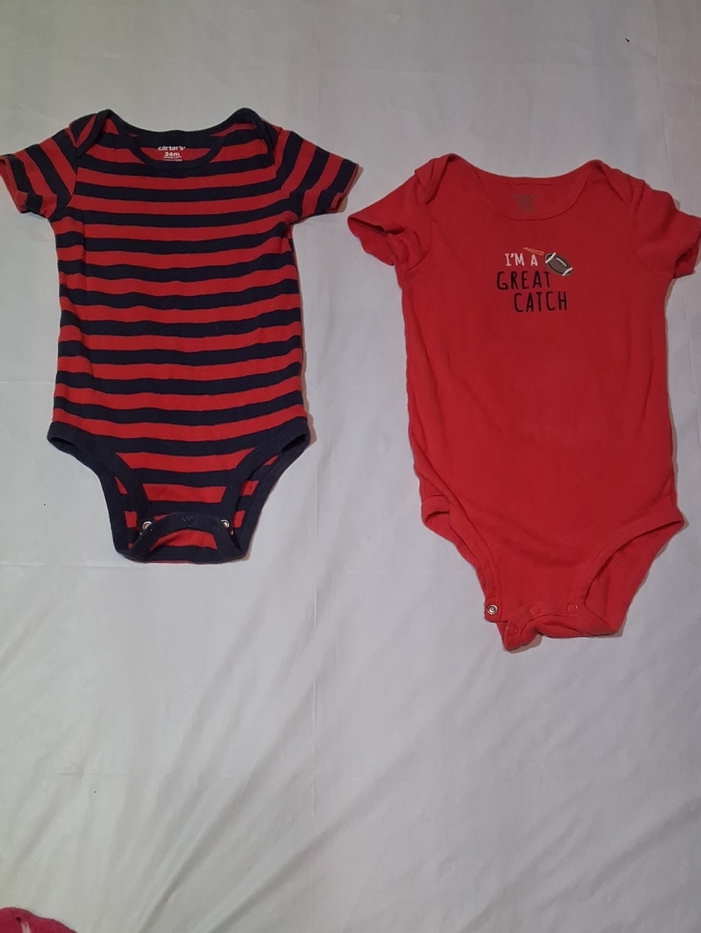 ✨ Carter's Baby Boy Bodysuit 24M ✨ (Set Of 2)